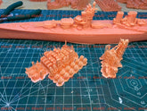 3d Printed 1/700 Hms Duncan Class Battleship(full Hull/waterline)